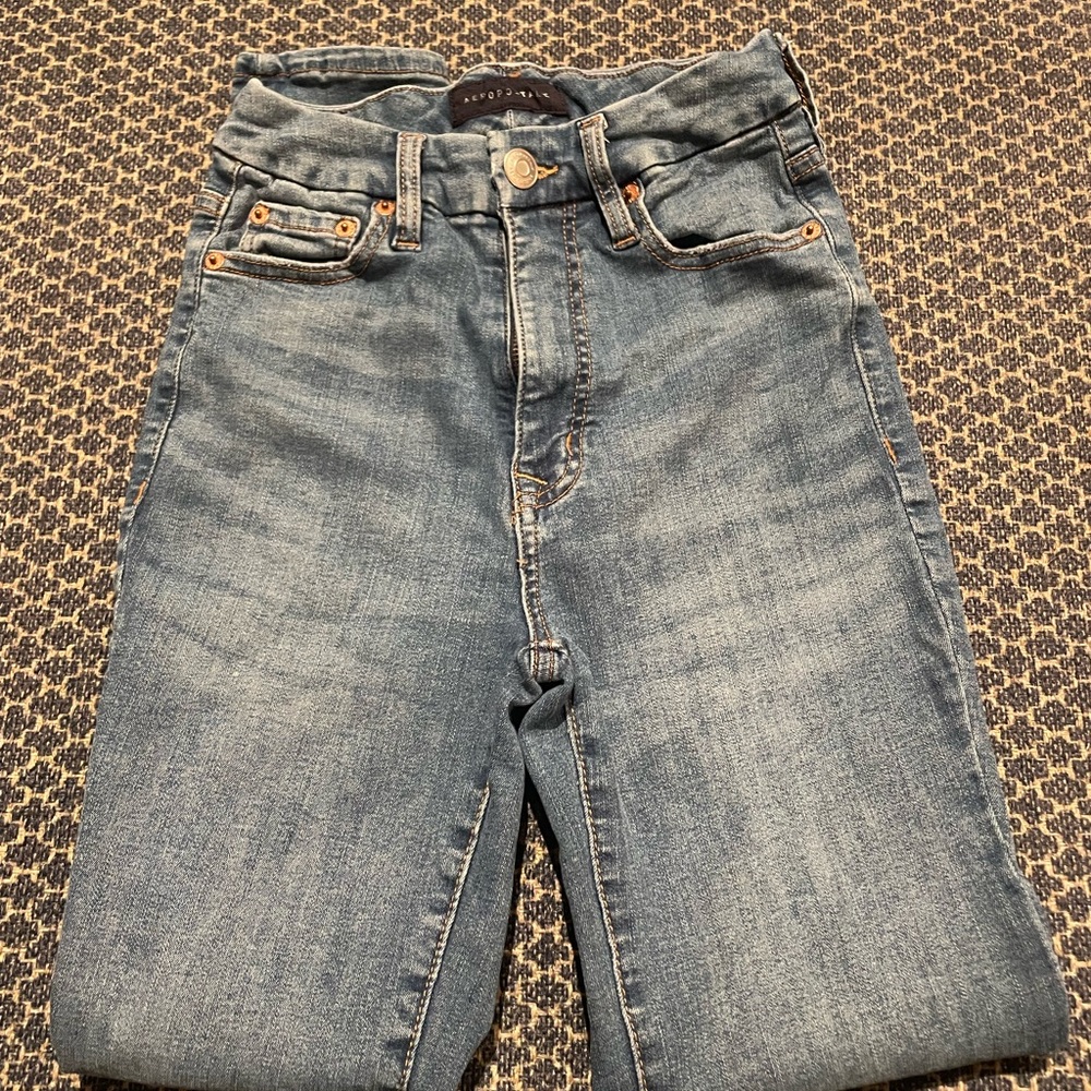 Aeropostale Jegging Jeans Womens Juniors Sz. 0R Super High Rise